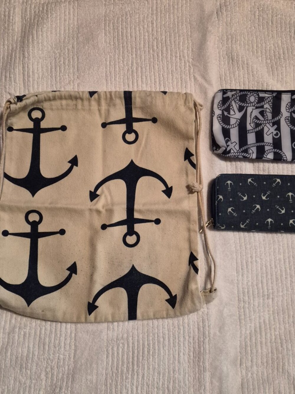 3 Nautical Travel Items, Bags, Wallet - Picture 2 of 10